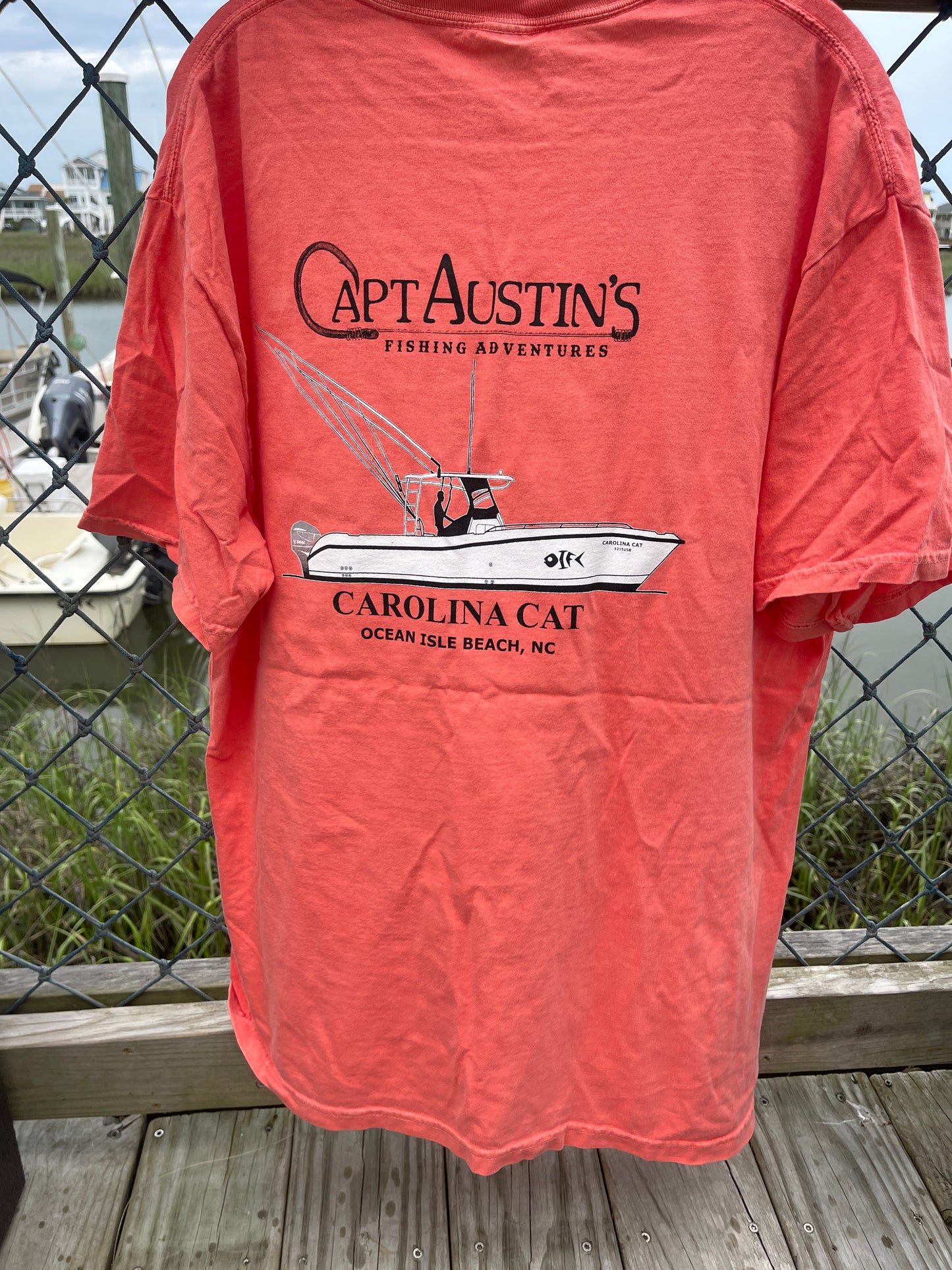 Captain Austin's Fishing Adventures Short Sleeve T-Shirt